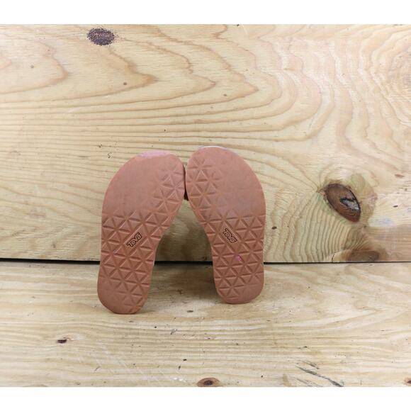 Teva Anna Sui Womens 6 Pink Universal Platform Sandals Lollipop Limited Edition - Picture 5 of 9